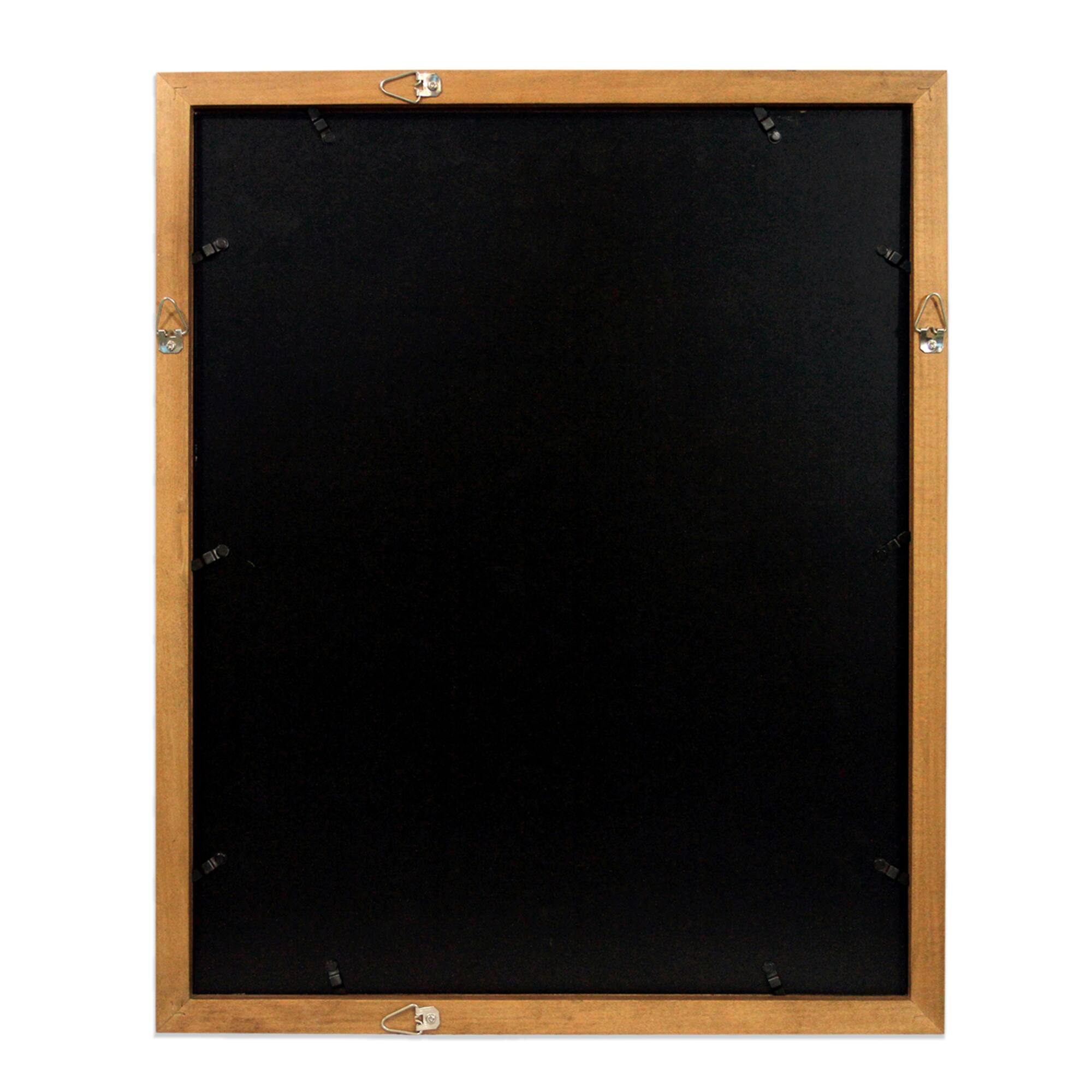 Home Natural Walnut Stain Wood Frame with Mat by Studio Décor